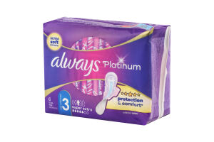 Прокладки гігієнічні ароматизовані Day&Night Platinum Ultra Always 6шт