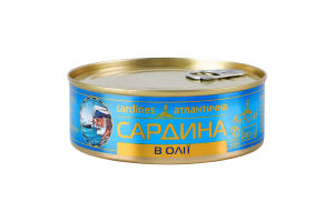 Сардина атлантична в олії Baltijas з/б 240г