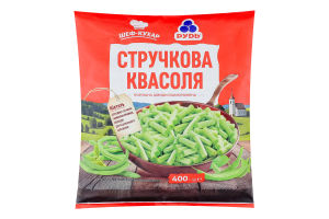 Квасоля стручкова порізана швидкозаморожена Шеф-кухар Рудь м/у 400г