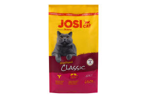 Корм сухой для взрослых котов Classic Sterilised JosiCat м/у 650г