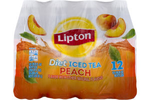 Lipton Diet Iced Tea Peach - 12 CT