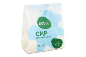 Сир к/м 5% Novus 330г