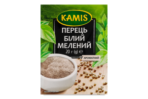 Перець білий мелений Kamis м/у 20г