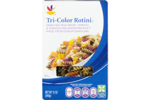 Ahold Macaroni Tri-Color Rotini