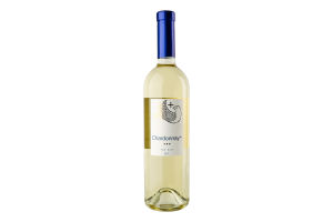 Вино 0.75л 10-13% белое сухое Chardonnay plus бут