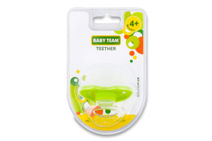 Прорізувач для зубів дитячий силіконовий 4+ Baby Team