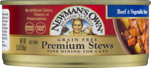 Newman's Own Grain Free Premium Stews For Cats Beef & Vegetable Stew