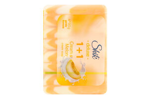 Крем-мыло туалетное Крем&Дыня 1+1 Deluxe Shik 4х90г