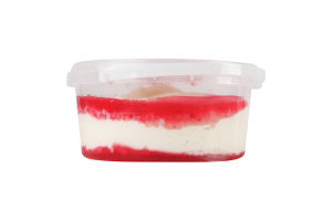 Десерт сметанний 12% молоковмісний з наповнювачем Полуниця Зорька п/у 0.4кг