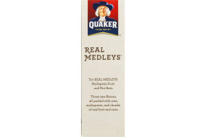 Quaker Real Medleys Peach Almond Multigrain Fruit & Nut Bar - 5 CT