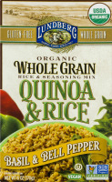 Lundberg Organic Whole Grain Quinoa & Rice Basil & Bell Pepper