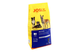 Корм сухий повнораціонний для дорослих собак Active JosiDog м/у 2.7кг