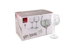 Набір келихів для джин-тоніка 780мл №6558 Gin tonic 78 Rona 6шт