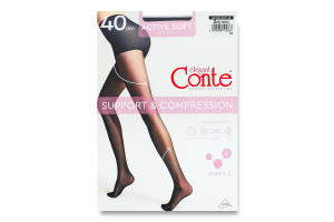 Колготки женские Conte elegant Active soft 40den 2 nero