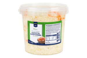 Капуста білоголова маринована з підсолоджувачами Metro Chef відро 1кг