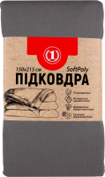 Підковдра темно-сіра 150*215см ТМ "1"