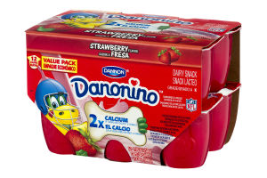Dannon Yogurt Cups Strawberry - 12 CT