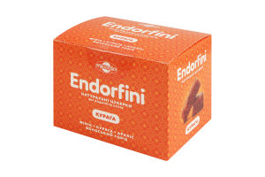 Цукерки фруктово-горіхові неглазуровані натуральні без доданого цукру Курага Endorfini Пригощайся к/у 260г