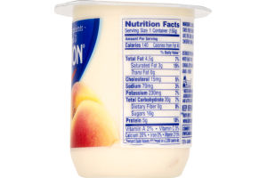 Dannon Whole Milk Yogurt Peach