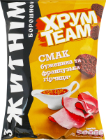 Сухарики с ржаной мукой Буженина и французская горчица ХрумTeam м/у 55г