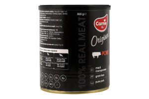 Корм д/дорослих собак Original Mono Protein з свининою 800г ж/б Carnie