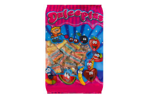 Конфеты жевательные Mini sour rainbow filled pencils Dulceplus м/у 1кг