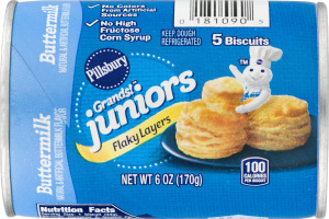 Pillsbury Grands! Jr Golden Layers Buttermilk Flaky Biscuits - 5 CT