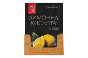 Кислота лимонна харчова Pripravka м/у 100г
