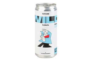 Напій газований ферментований непастеризований Ройбуш кава Комбуча Wild Kombucha з/б 330мл