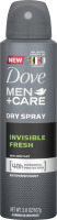 Dove Men+Care Dry Spray Antiperspirant Invisible Fresh