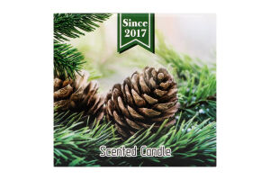 Свічка ароматична Кросно Новорічна скло 2121 Пако ІФ