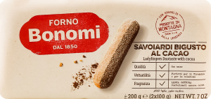 Печиво Савоярді з ваніллю та какао 200г Форно Бономі