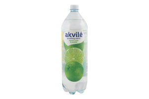 Вода слабогазована Akvile Лайм 1,5л ПЕТ