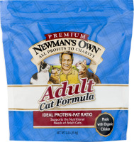 Newman's Own Premium Adult Cat Formula Organic Chicken