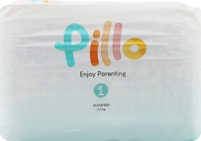 Підгузки PILLO Newborn 2-5кг 33шт. И122 (Італія)