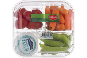 Del Monte Veg Tray with Litehouse Ranch Dip