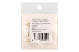 Набір сережок-гвіздків жовтий метал в асортименті