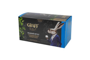 Чай зеленый байховый с ароматом груши и кленового сиропа Модный фрукт Graff к/у 20х1.5г