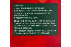 Ahold Holiday Single Serve Cups Hot Cocoa Peppermint - 12 CT