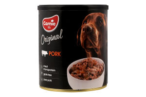 Корм д/дорослих собак Original Mono Protein з свининою 800г ж/б Carnie