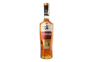 Бренді 0.5л 40% 3 зірки Georgian Legend пл