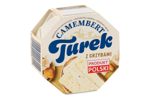 Сыр мягкий с плесенью С грибами Камамбер Turek к/у 120г