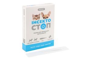 Препарат для щенков и котят Инсектостоп ProVET 6шт