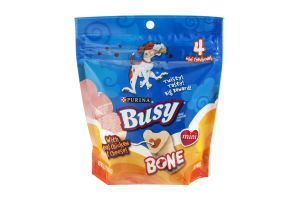 Purina Busy Bone Dog Treats With Real Chicken & Cheese Mini - 4 CT