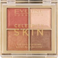Палетка д/контурингу обличчя Celebrity Skin 4в1 16г Eveline