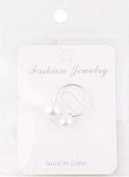 Каблучка з штучними перлами та камінцями FHF25618M19