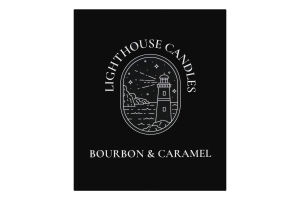 Свеча соевая 200мл Bourbon&Caramel Light House 1шт