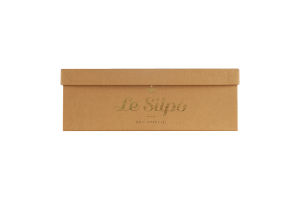 Коробка Le Silpo з вікном квадрат крафт 35*35*12см
