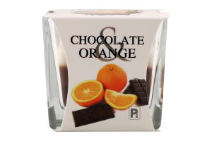Свічка ароматична Кубик Шоколад та апельсин 100г скло Пако ІФ