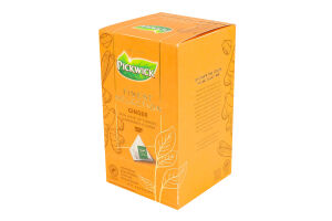 Чай травяной с ароматом имбиря, лемонграсса, куркумы и лимонной цедры Ginger Finest selection Pickwick к/у 25х2г